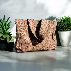 Floral Patterned Tote Bag